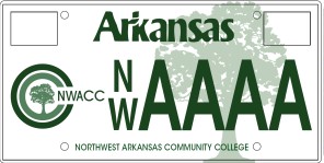 Specialty License Plate - Northwest Arkansas Community