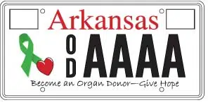 Specialty License Plate - Organ Donor