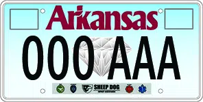 Specialty License Plate - Sheep Dog Impact Assistance